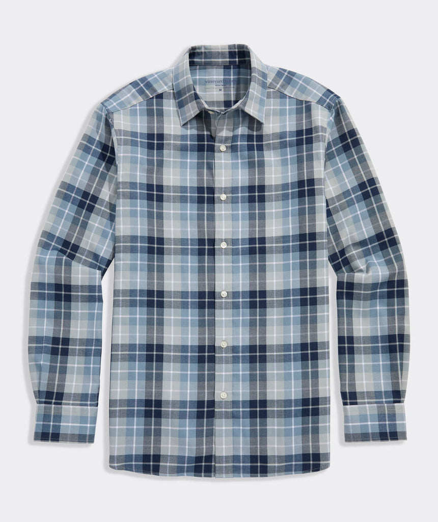 Vineyard Vines Brant Point Plaid Tech Twill Shirt