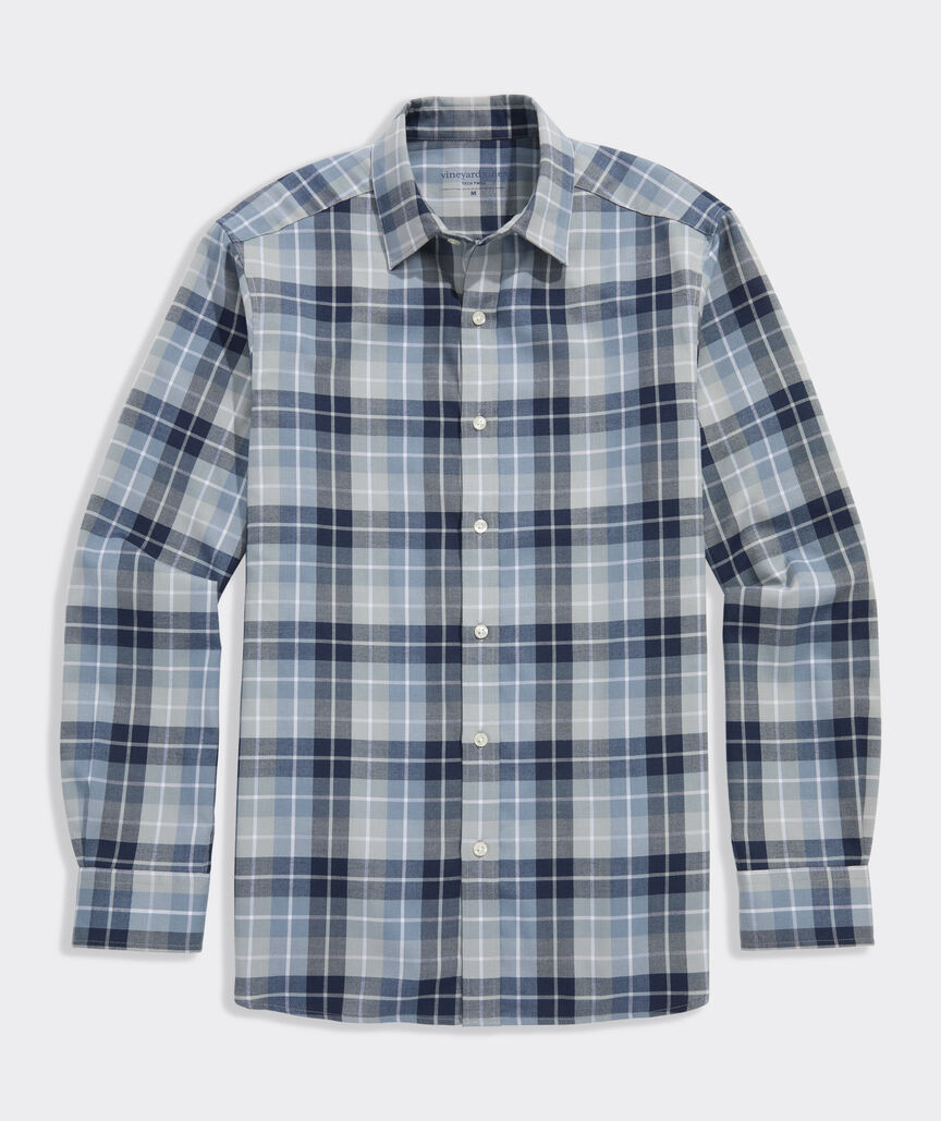 Vineyard Vines Brant Point Plaid Tech Twill Shirt