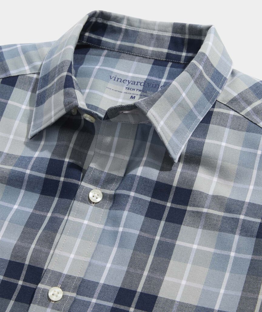 Vineyard Vines Brant Point Plaid Tech Twill Shirt