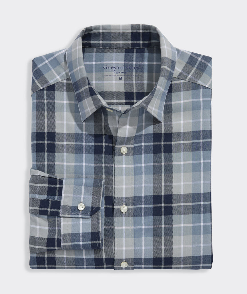 Vineyard Vines Brant Point Plaid Tech Twill Shirt