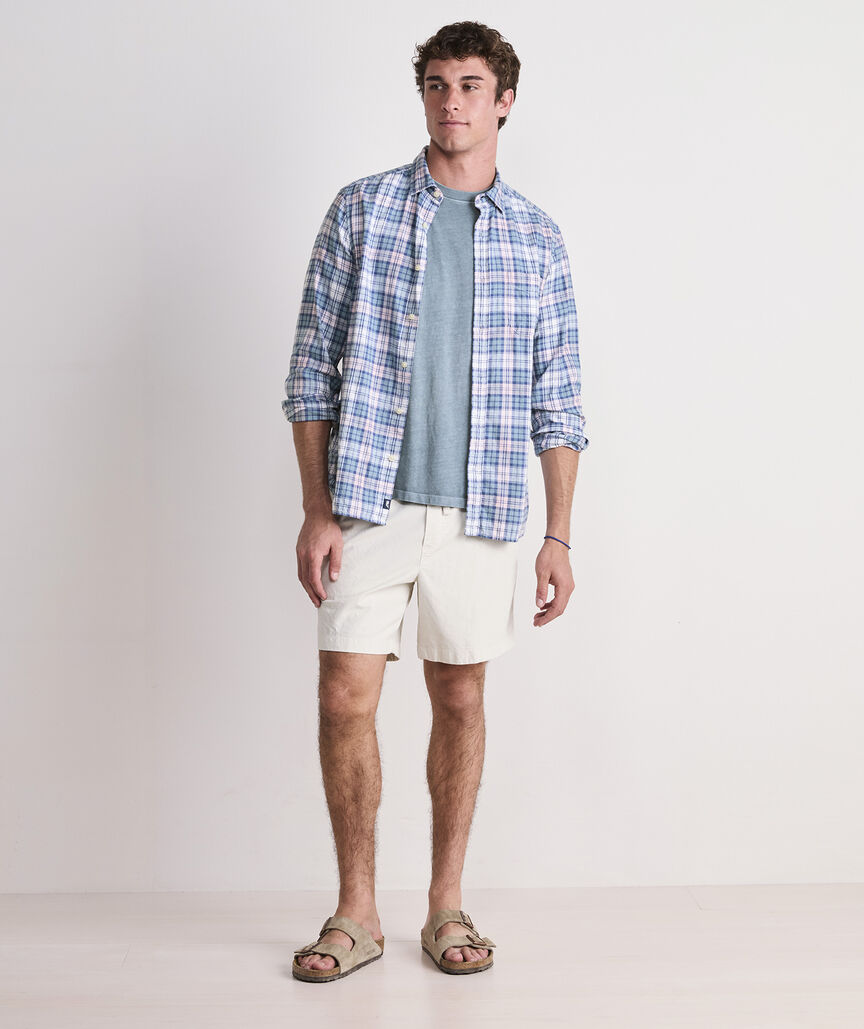 Vineyard Vines Nobadeer Plaid Island Cotton Shirt