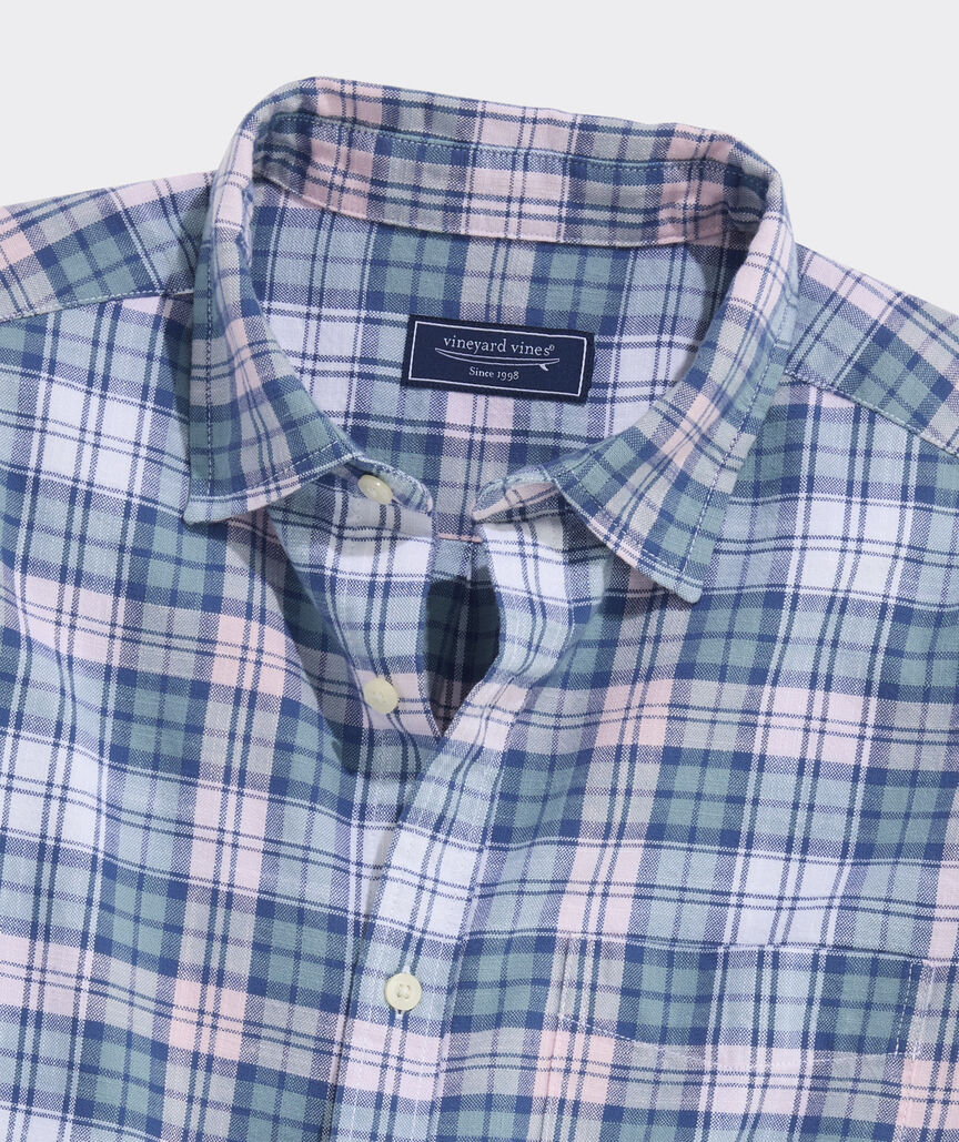 Vineyard Vines Nobadeer Plaid Island Cotton Shirt