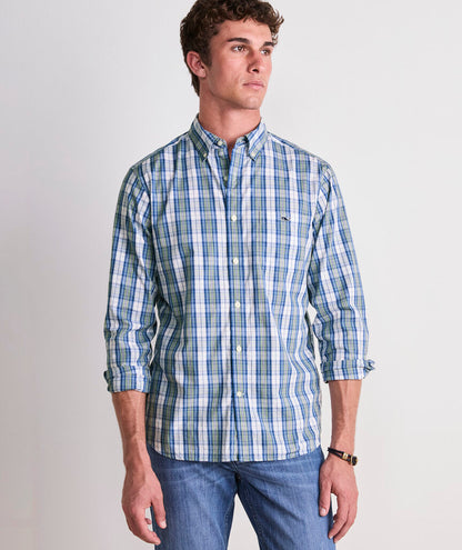 Vineyard Vines Washashore Plaid Perfect Wash Poplin Shirt