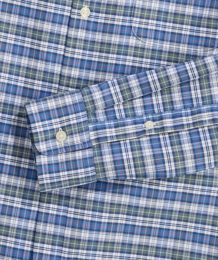 Vineyard Vines Faraway Plaid Performance Cotton Shirt