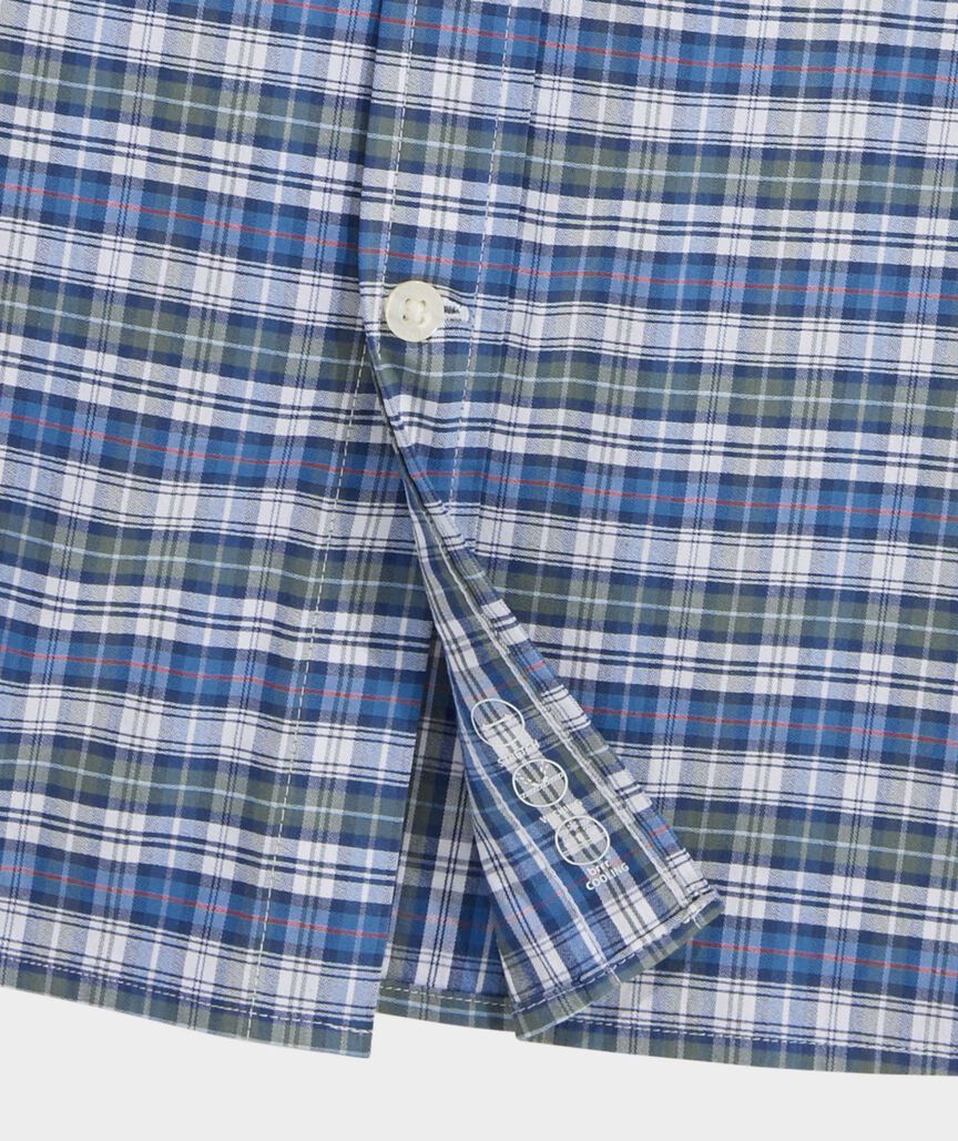 Vineyard Vines Faraway Plaid Performance Cotton Shirt