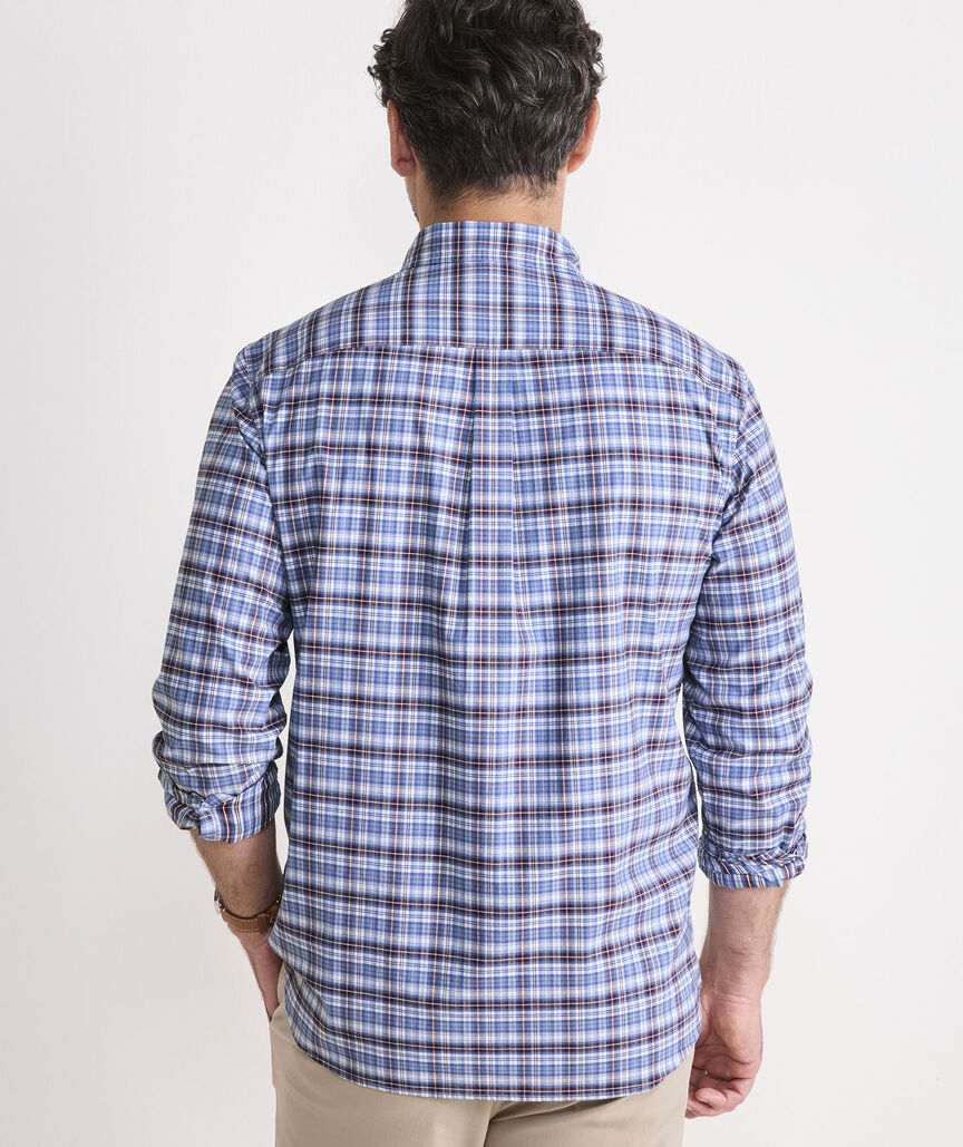 Vineyard Vines Faraway Plaid Performance Cotton Shirt