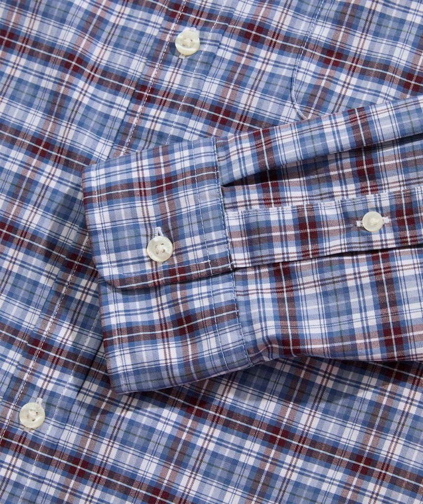 Vineyard Vines Faraway Plaid Performance Cotton Shirt
