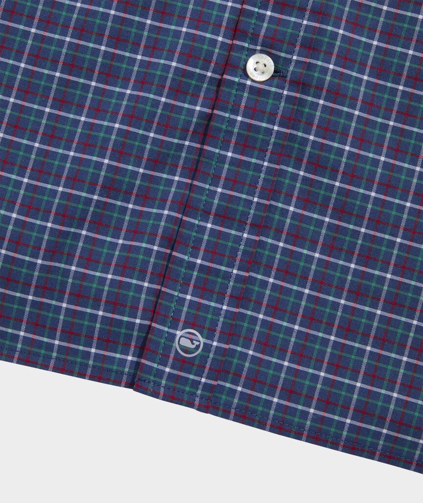 Vineyard Vines Performance Cotton Wauwinet Tattersall Shirt