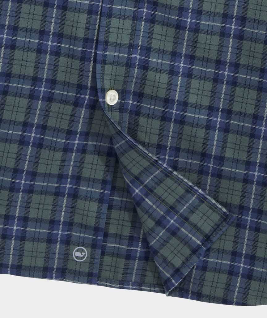 Vineyard Vines Performance Brushed Tech Twill Siasconset Plaid Shirt