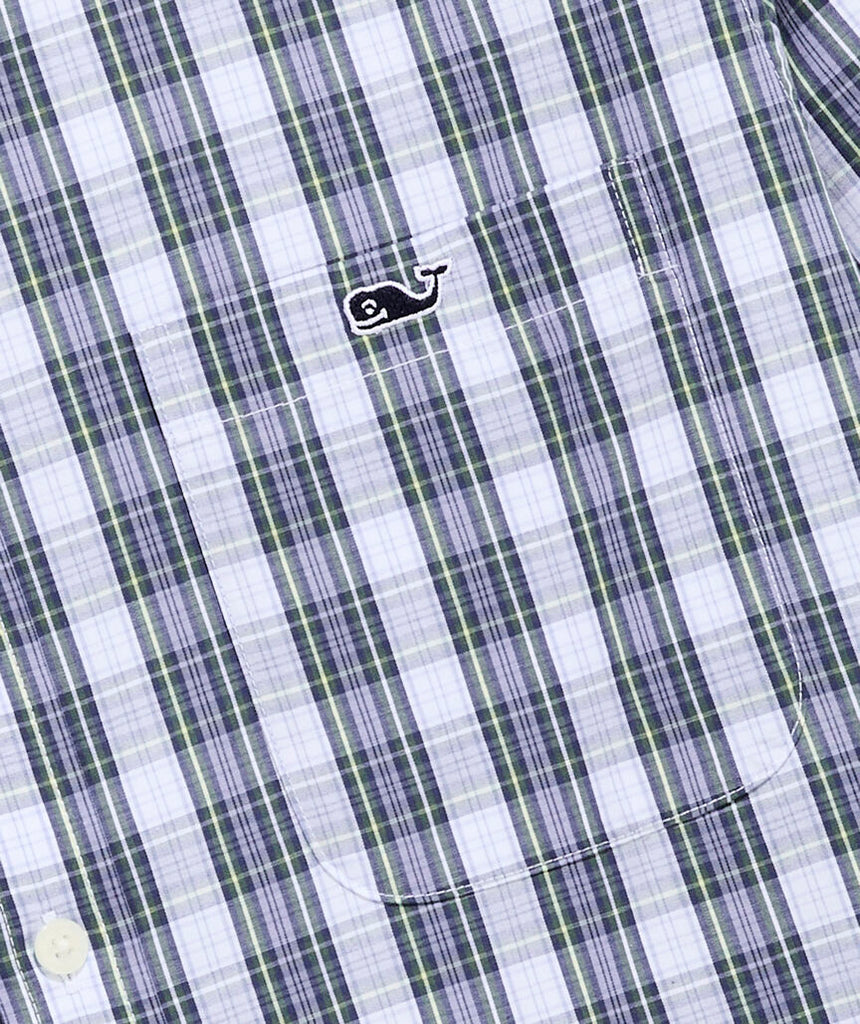 Vineyard Vines Swellstorm Plaid Perfect Wash Poplin Shirt