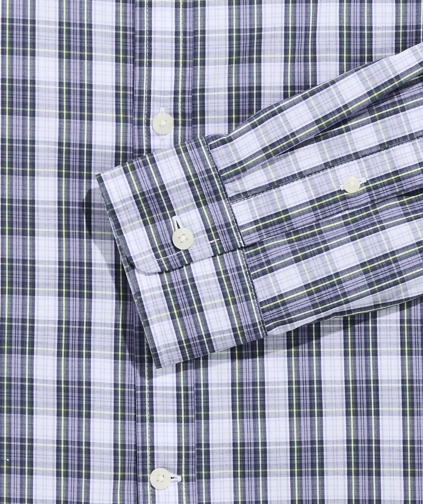 Vineyard Vines Swellstorm Plaid Perfect Wash Poplin Shirt