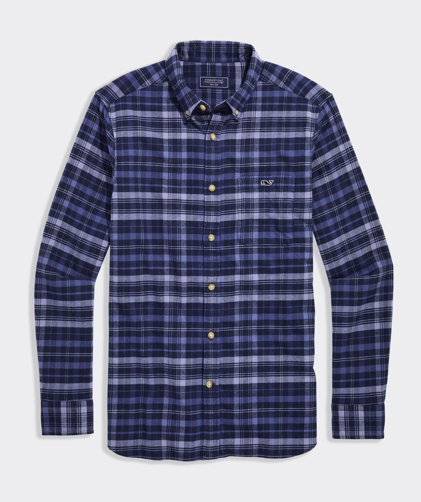 Vineyard Vines Polar Plaid Vineyard Flannel Shirt