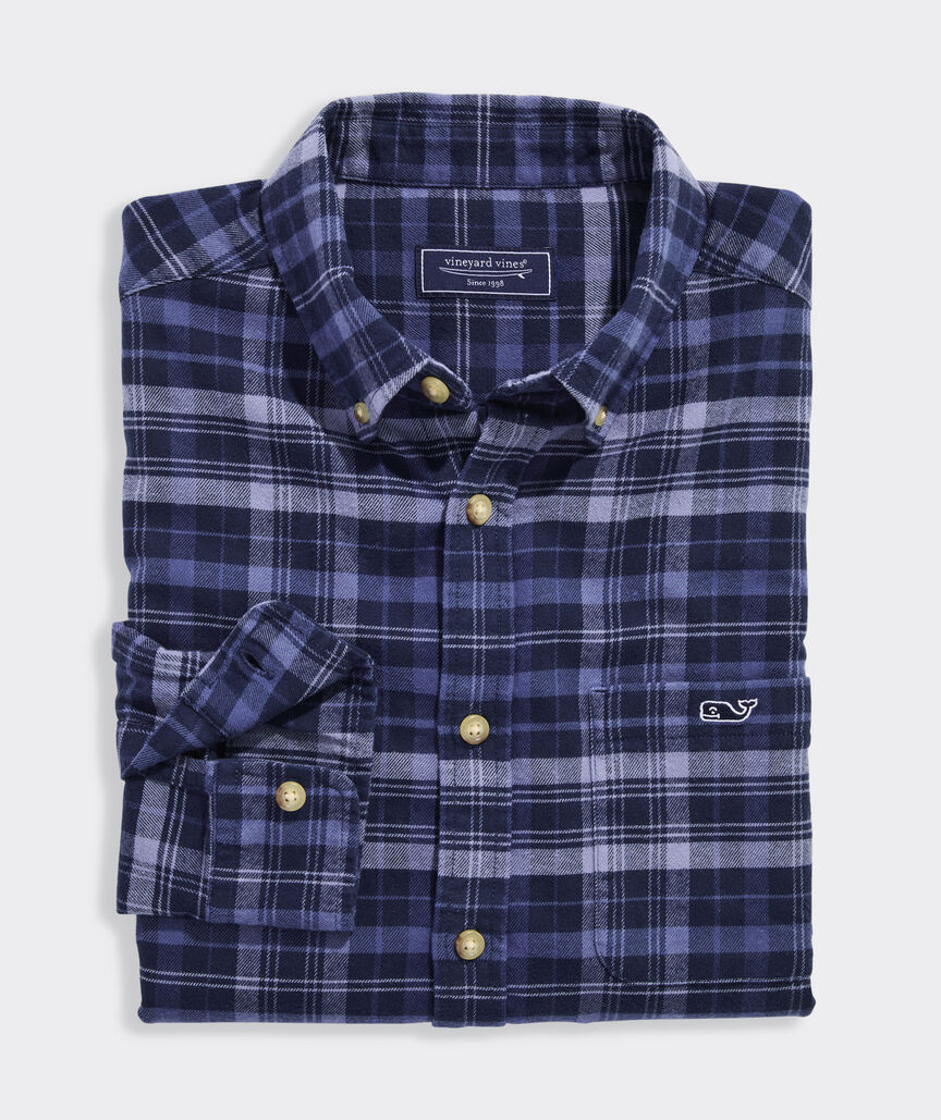Vineyard Vines Polar Plaid Vineyard Flannel Shirt