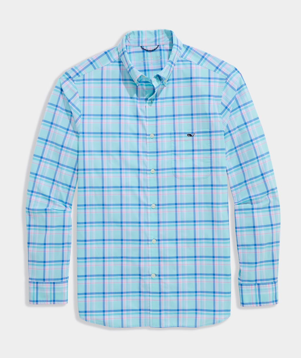 Vineyard Vines Performance Coconut Key Plaid Featherweight Shirt