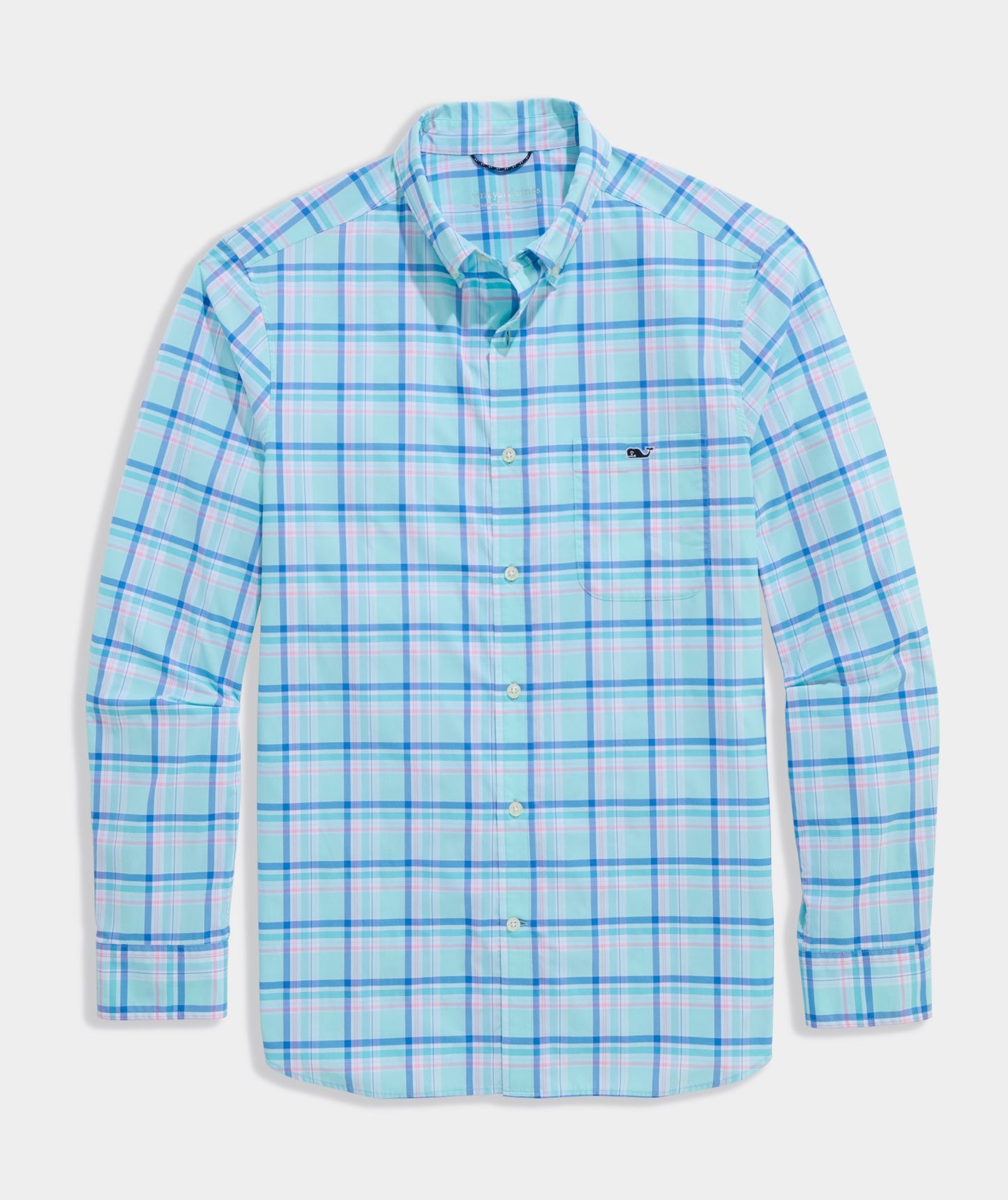 Vineyard Vines Performance Coconut Key Plaid Featherweight Shirt