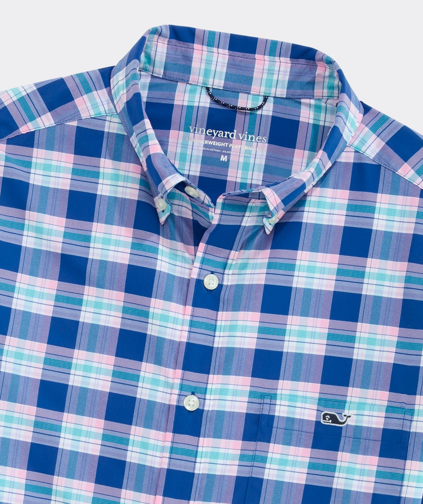 Vineyard Vines Performance Coconut Key Plaid Featherweight Shirt