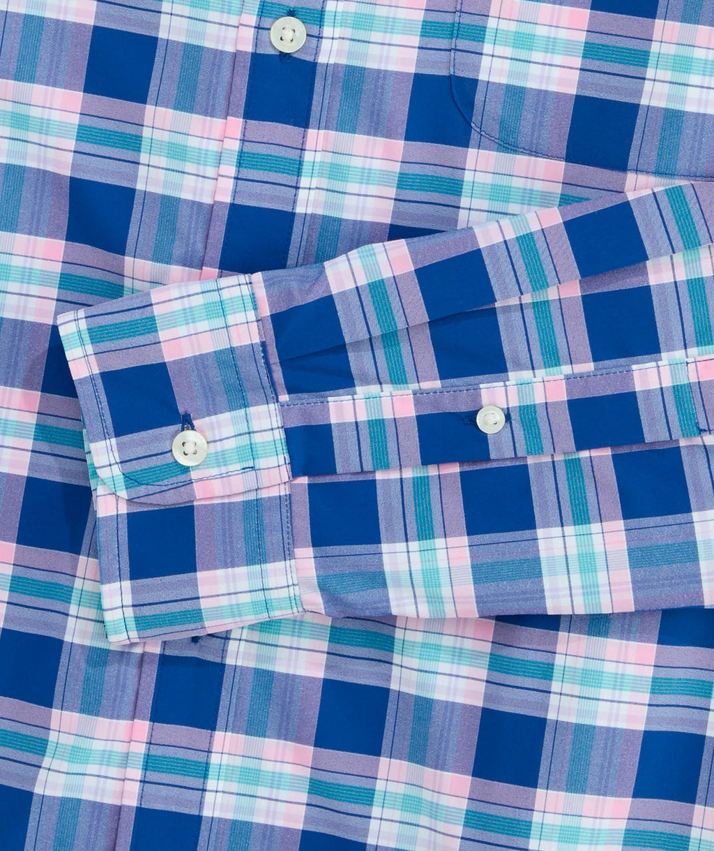 Vineyard Vines Performance Coconut Key Plaid Featherweight Shirt