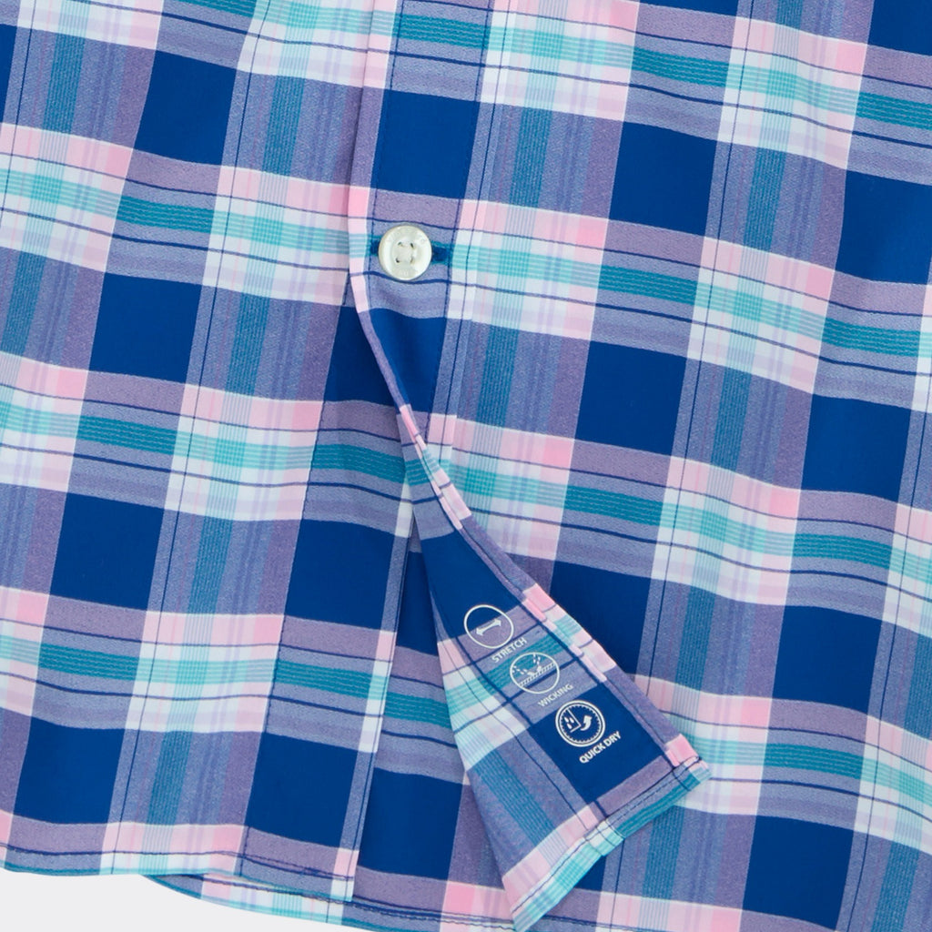Vineyard Vines Performance Coconut Key Plaid Featherweight Shirt