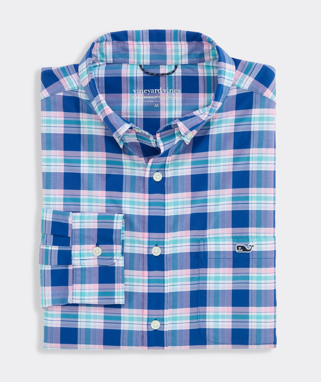 Vineyard Vines Performance Coconut Key Plaid Featherweight Shirt