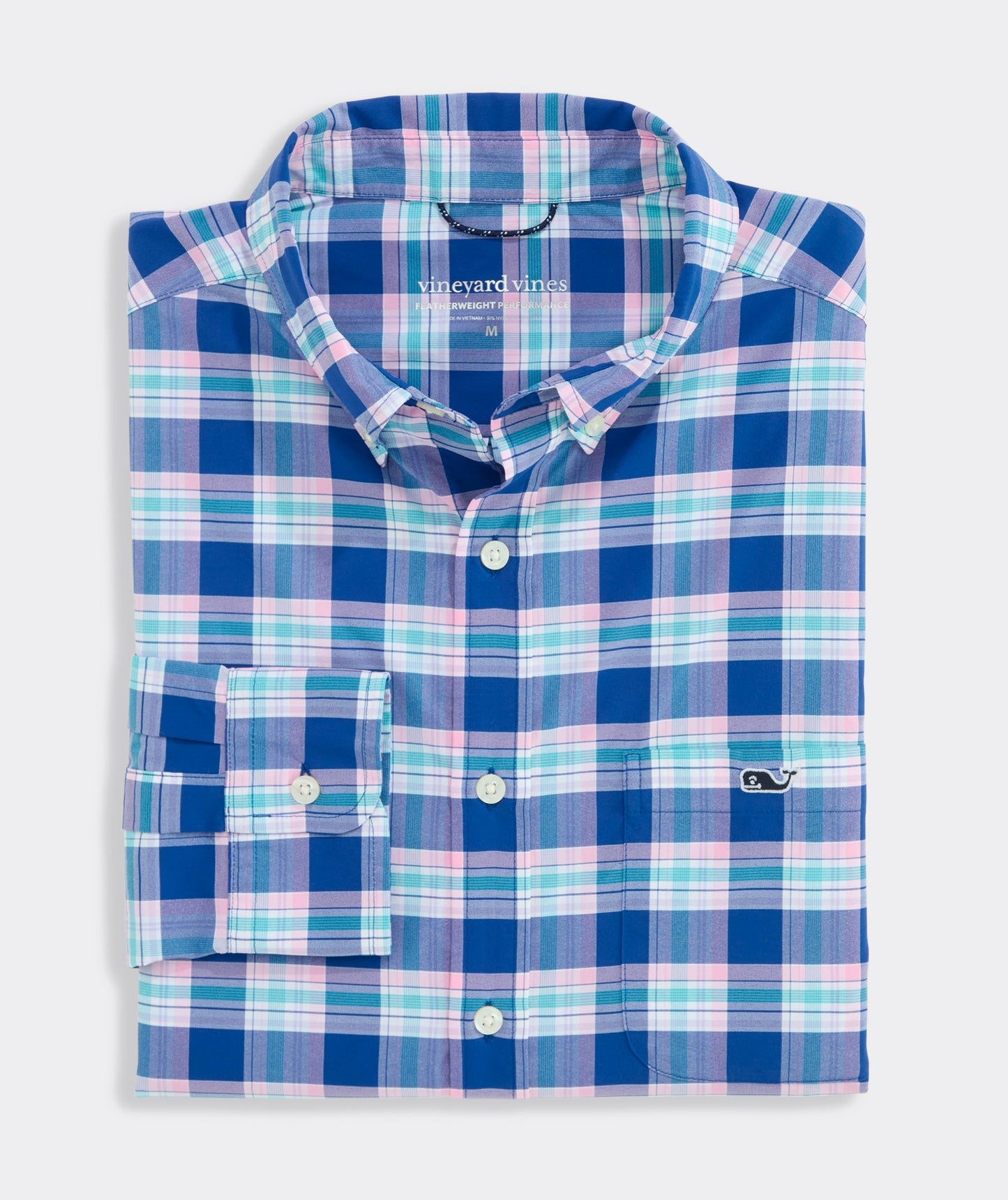 Vineyard Vines Performance Coconut Key Plaid Featherweight Shirt