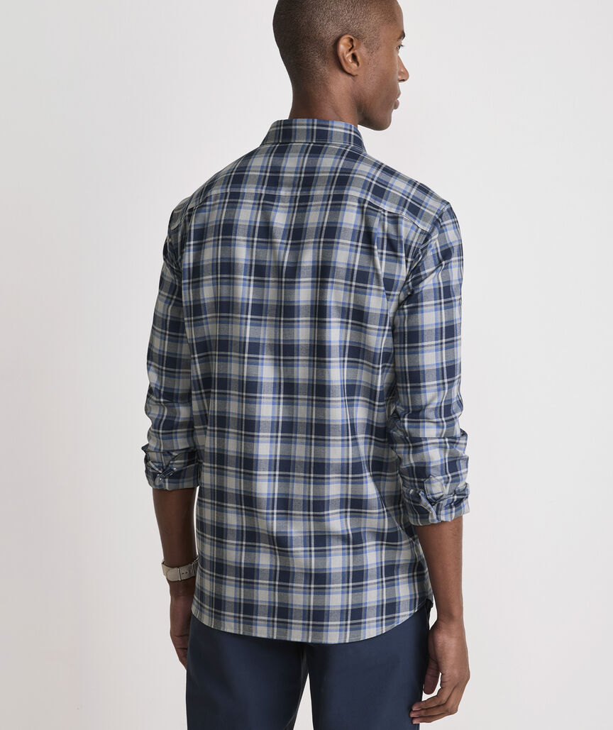 Vineyard Vines Jethro Plaid Tech Twill Shirt