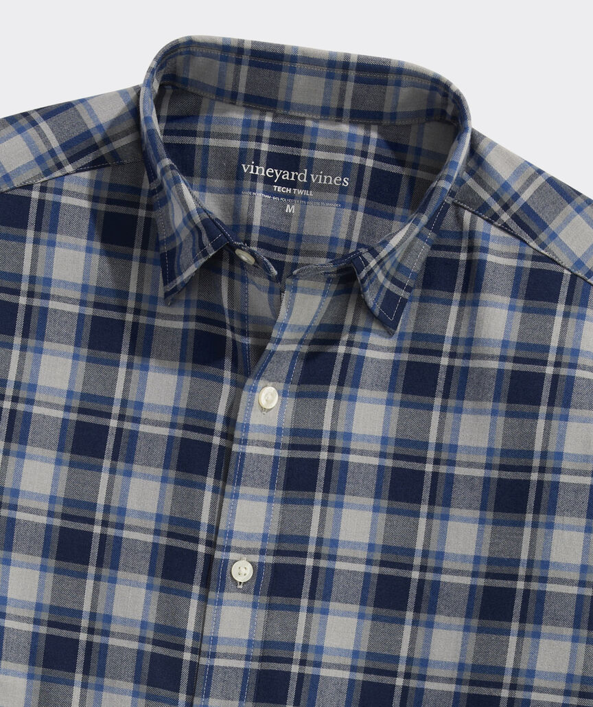 Vineyard Vines Jethro Plaid Tech Twill Shirt