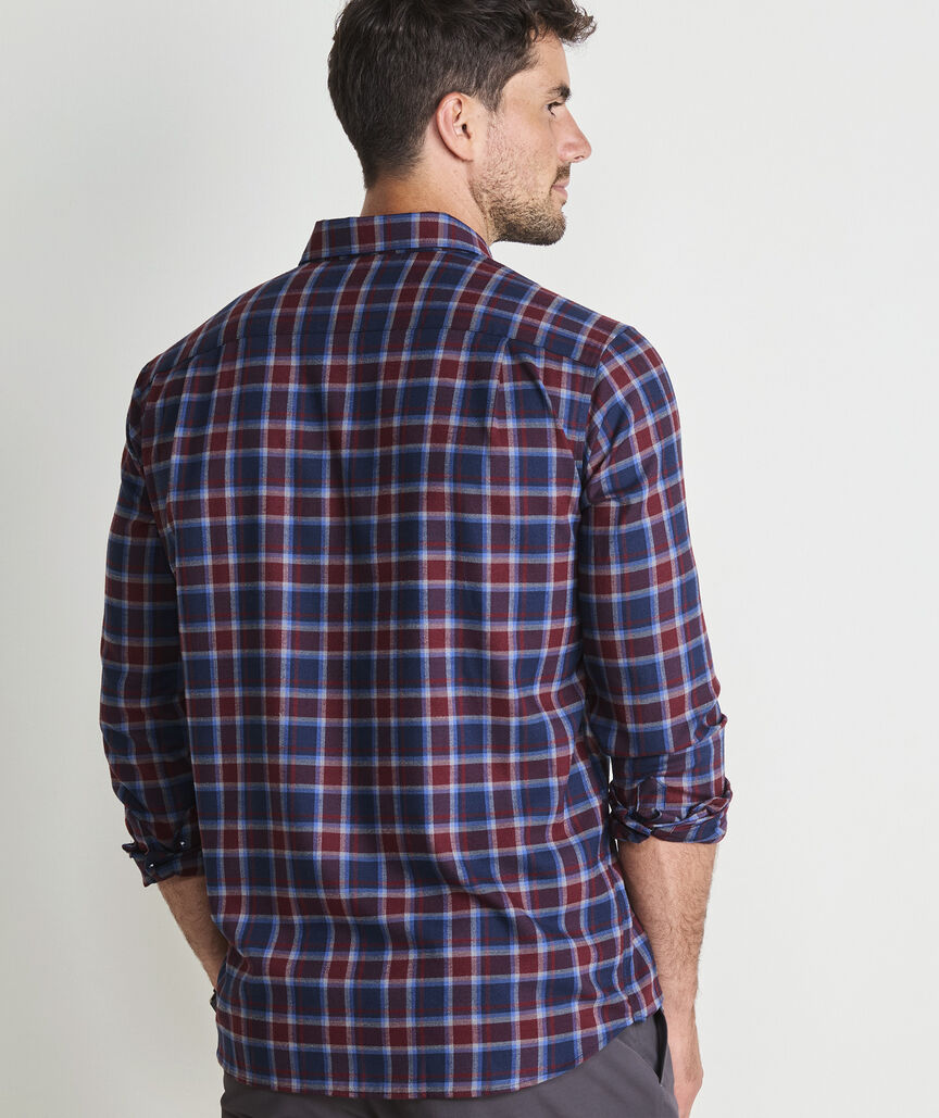 Vineyard Vines Jethro Plaid Tech Twill Shirt
