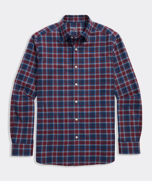 Vineyard Vines Jethro Plaid Tech Twill Shirt