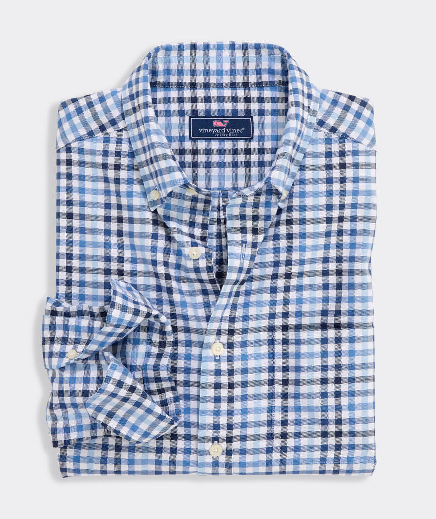 Vineyard Vines Monomoy Tattersall Oxford Shirt