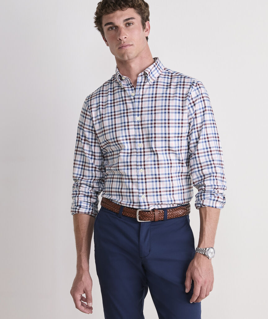Vineyard Vines Monomoy Tattersall Oxford Shirt