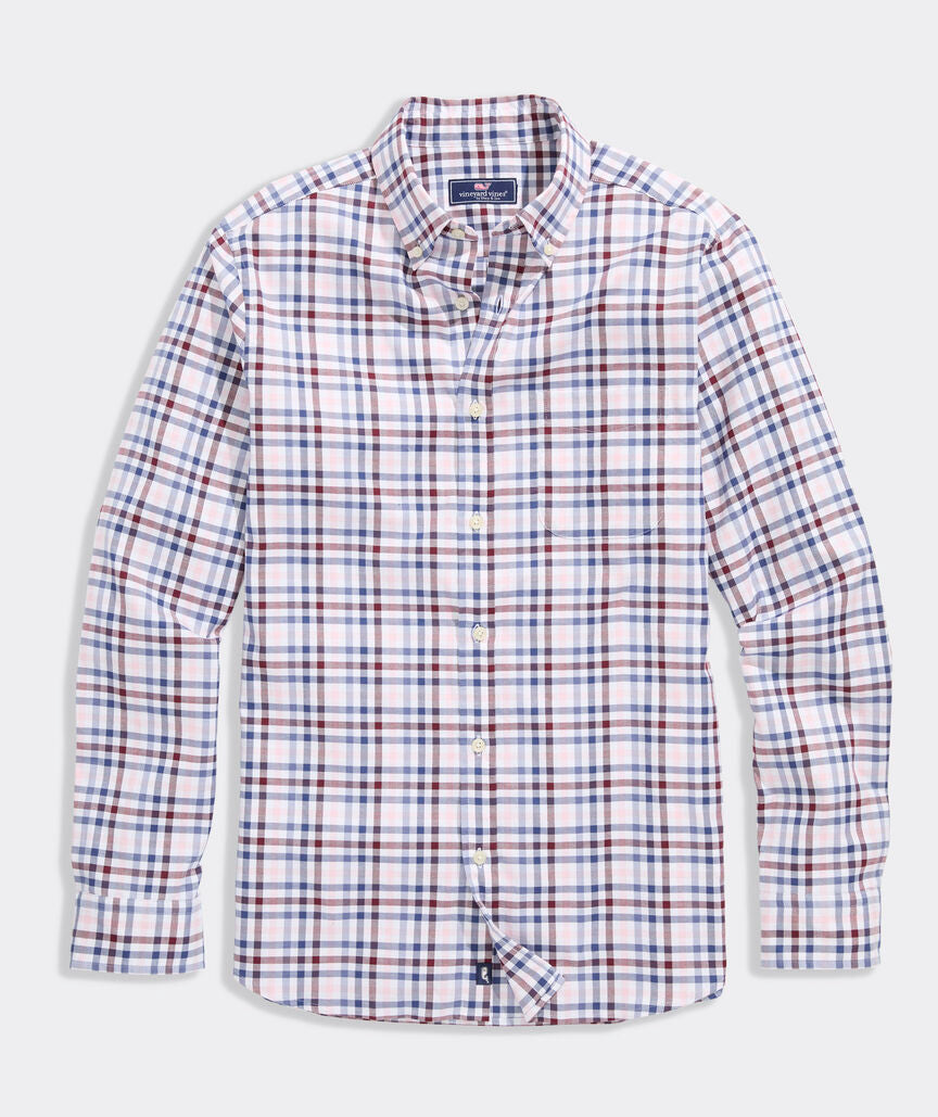 Vineyard Vines Monomoy Tattersall Oxford Shirt