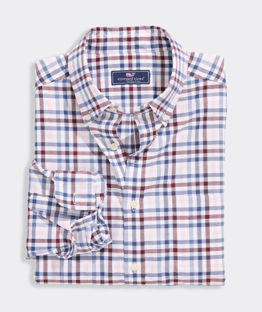 Vineyard Vines Monomoy Tattersall Oxford Shirt