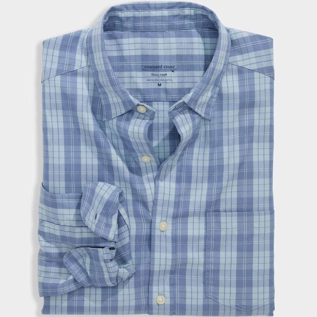 Vineyard Vines Performance Carysfort Plaid Backbay Shirt