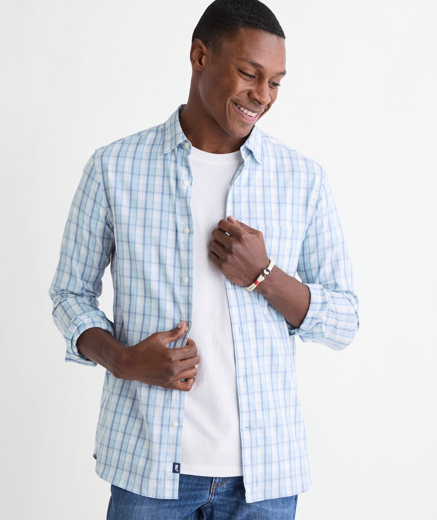 Vineyard Vines Performance Higgs Beach Plaid Backbay Shirt