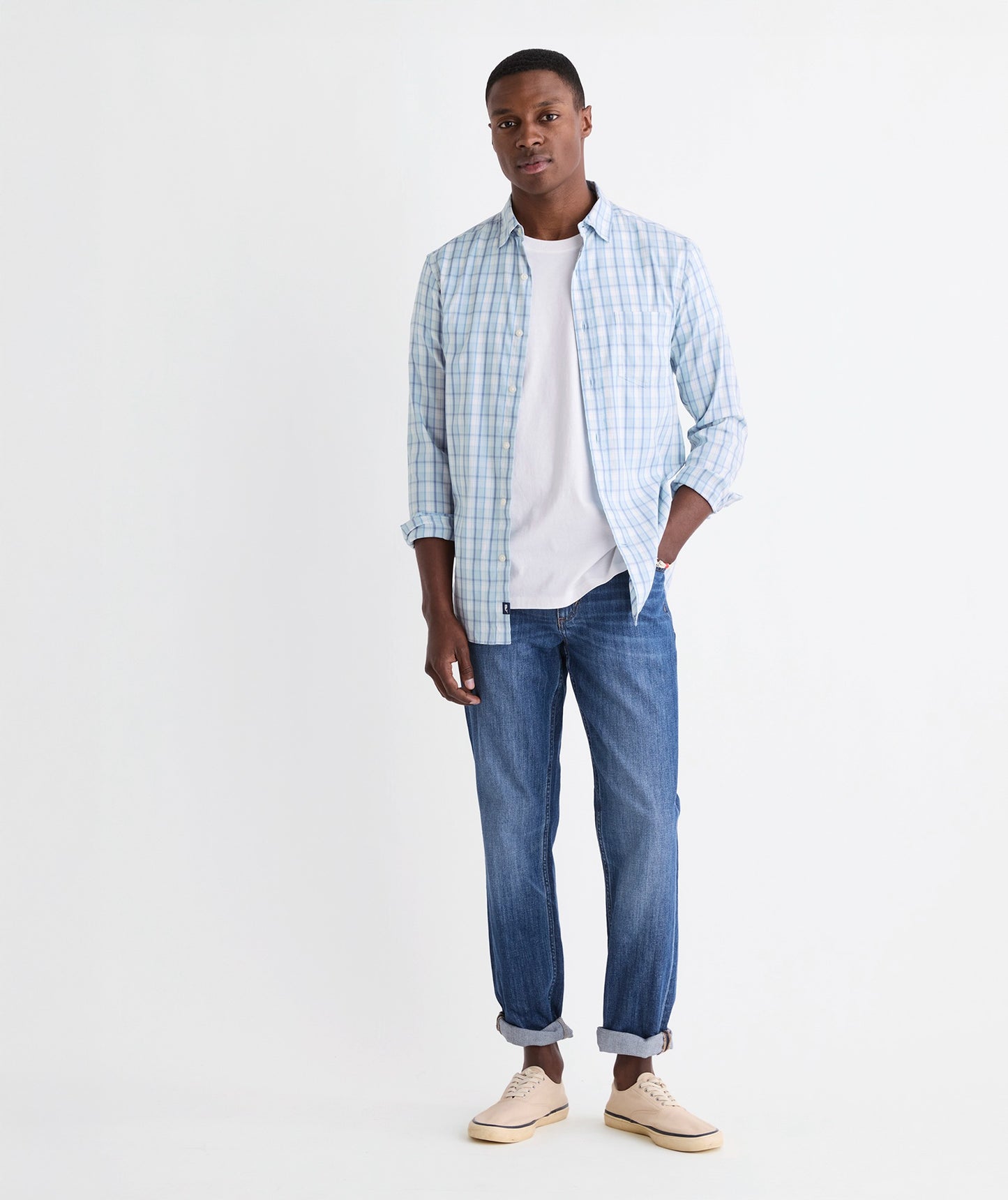 Vineyard Vines Performance Higgs Beach Plaid Backbay Shirt