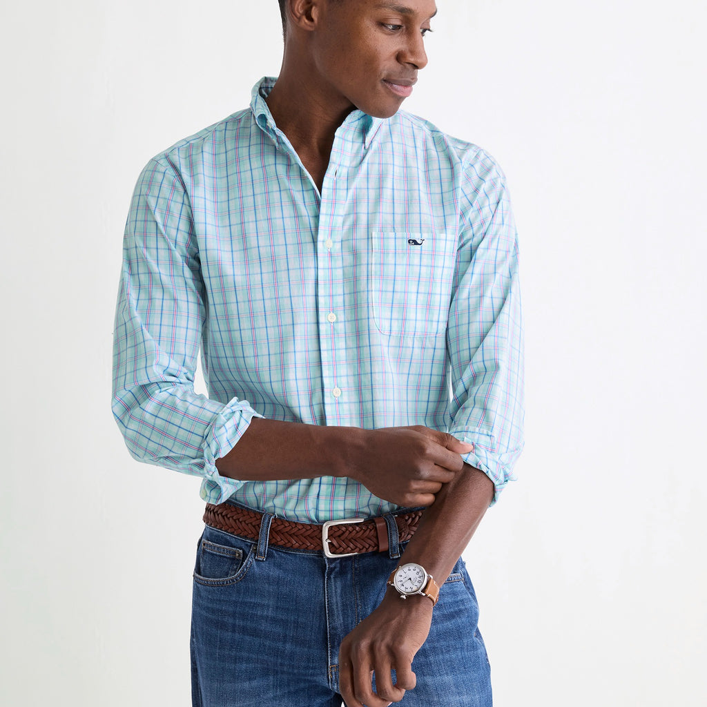 Vineyard Vines Lorelei Plaid Perfect Wash Poplin Shirt