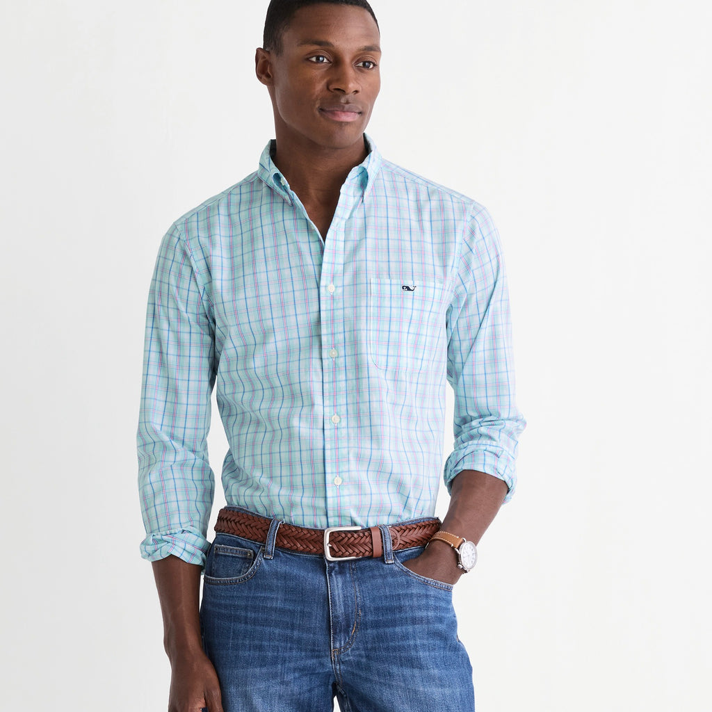 Vineyard Vines Lorelei Plaid Perfect Wash Poplin Shirt