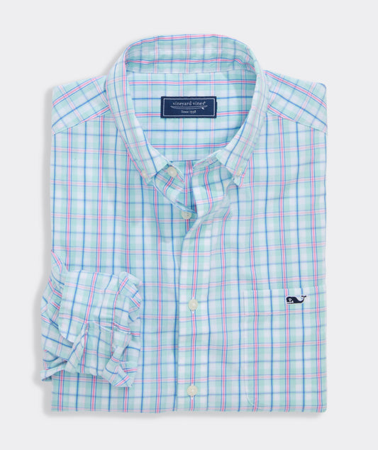 Vineyard Vines Lorelei Plaid Perfect Wash Poplin Shirt