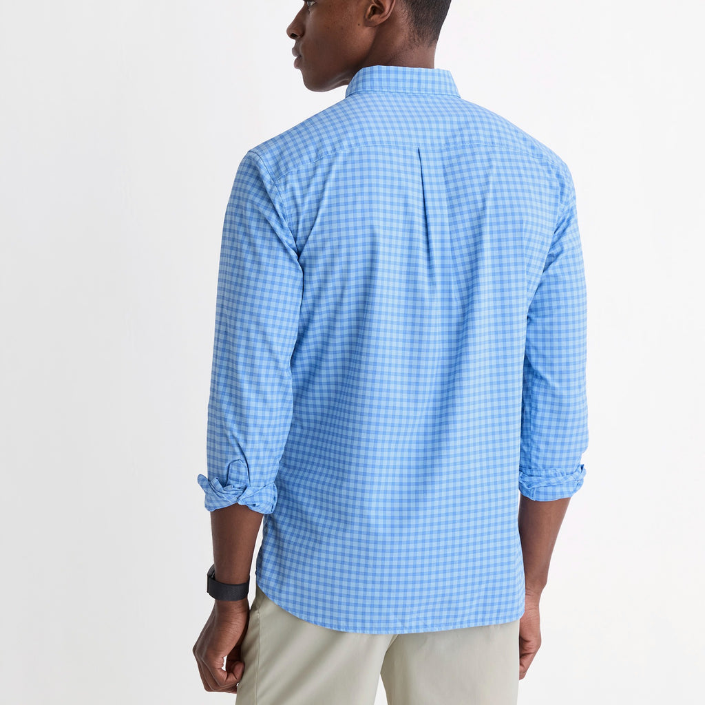 Vineyard Vines Performance Lemon Shark Gingham Featherweight Shirt
