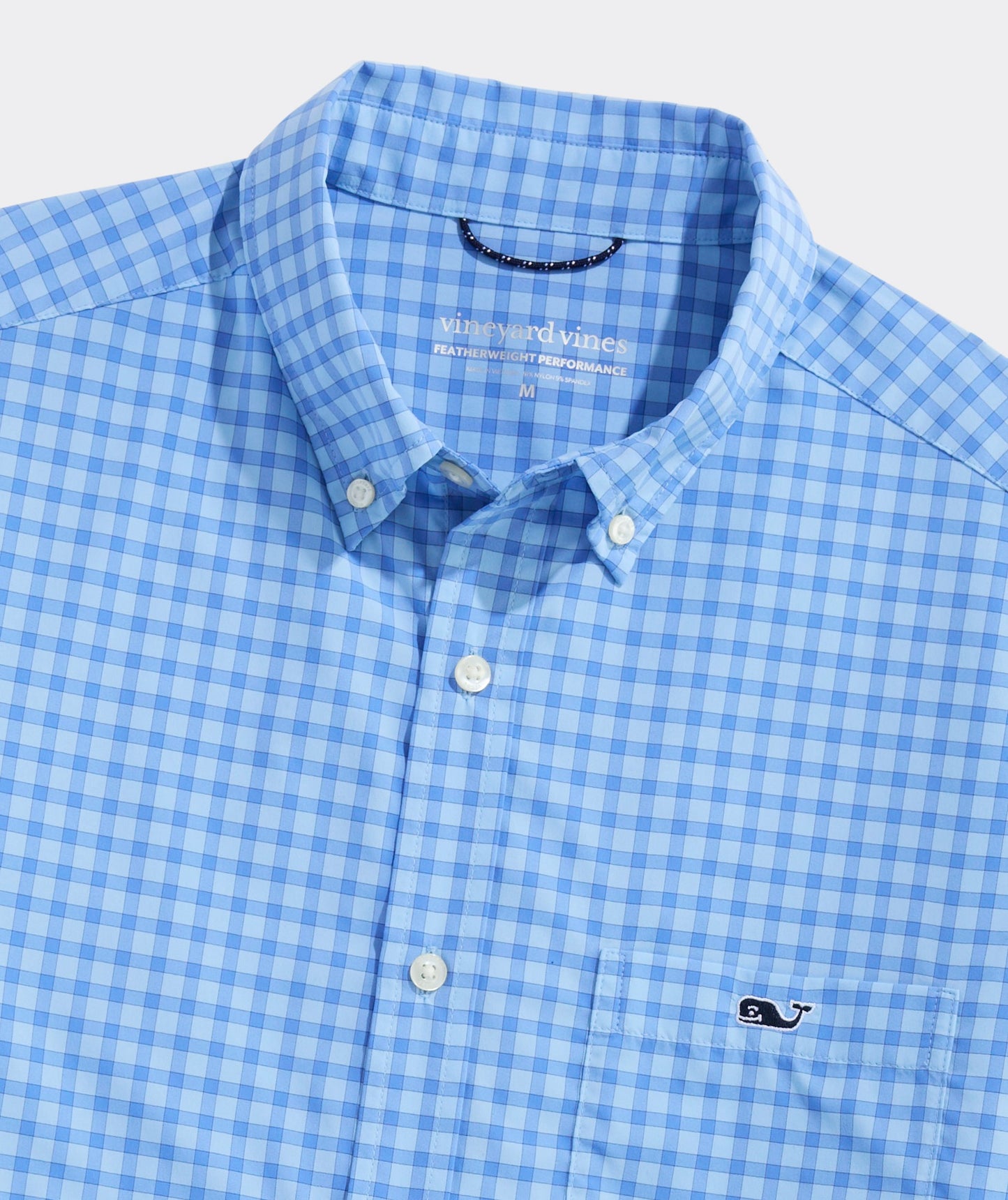 Vineyard Vines Performance Lemon Shark Gingham Featherweight Shirt