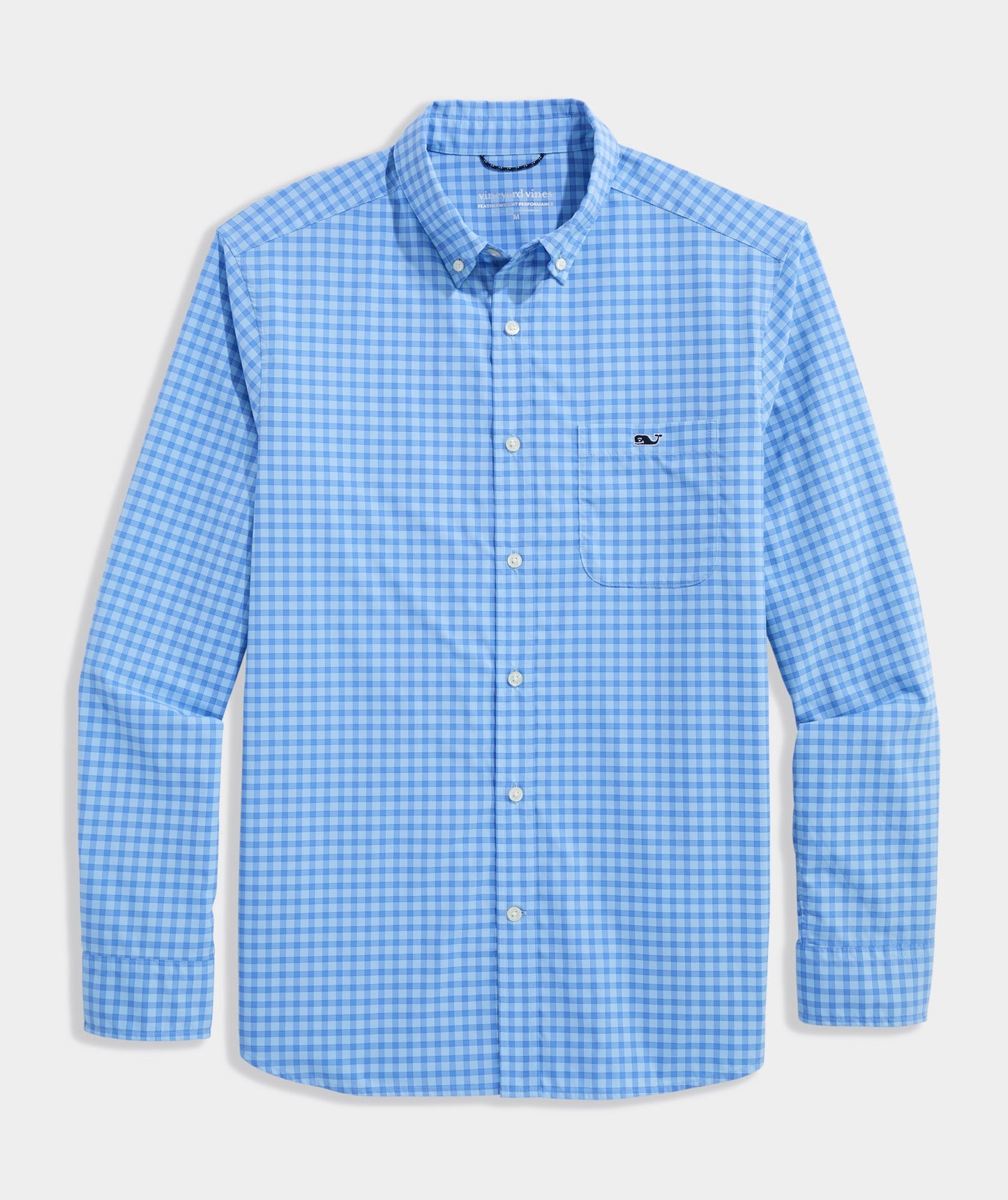 Vineyard Vines Performance Lemon Shark Gingham Featherweight Shirt