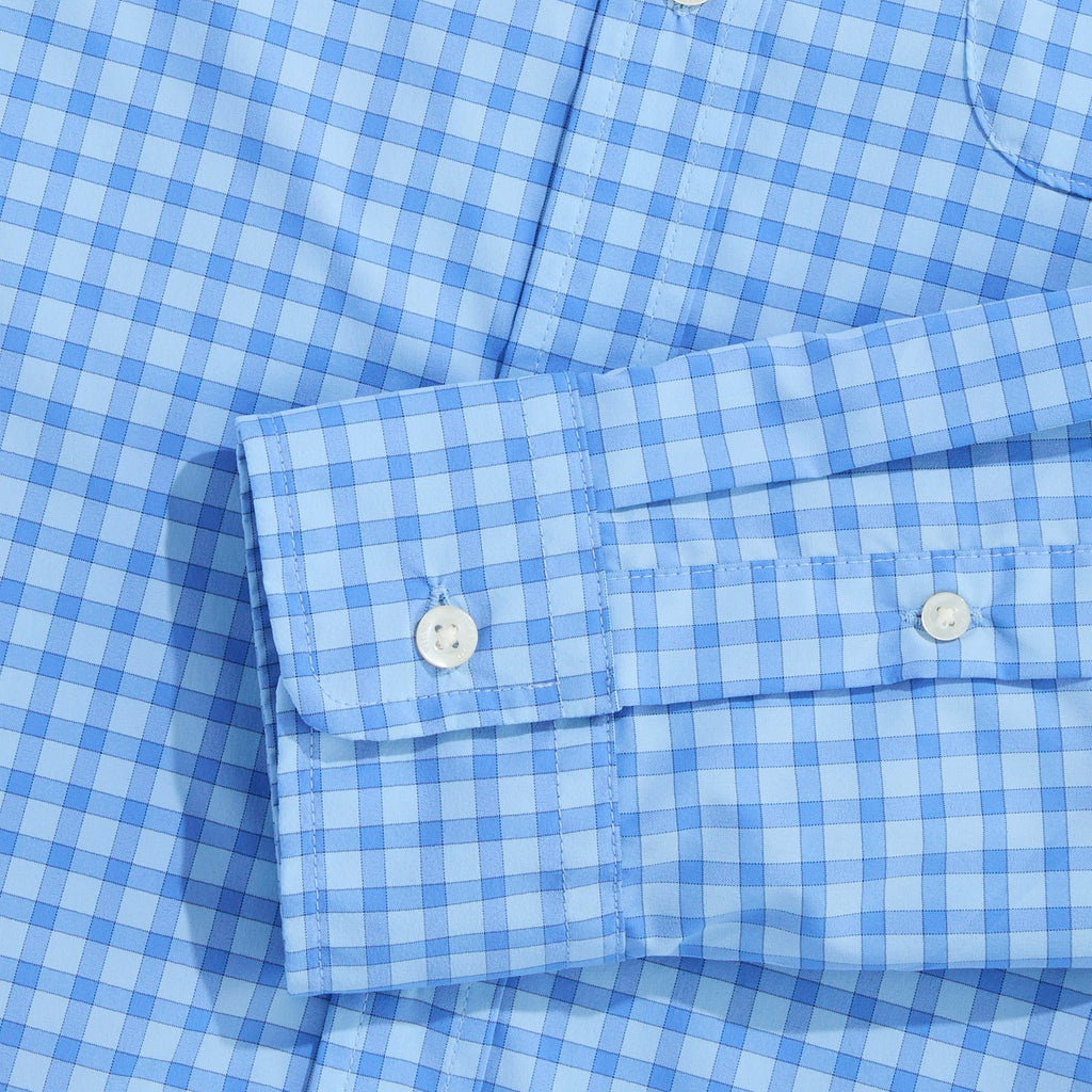 Vineyard Vines Performance Lemon Shark Gingham Featherweight Shirt