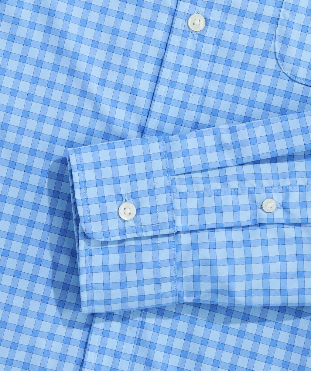 Vineyard Vines Performance Lemon Shark Gingham Featherweight Shirt