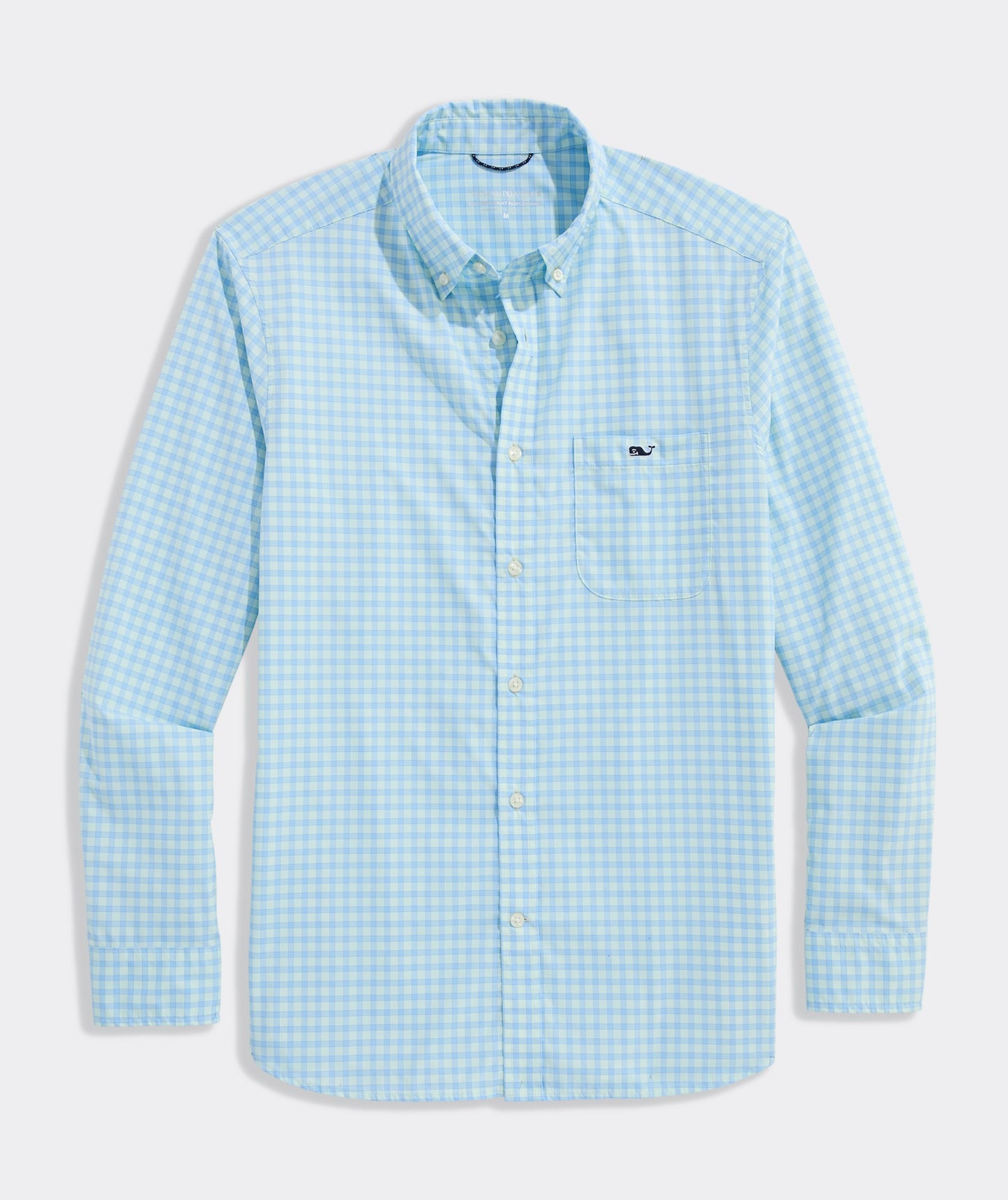Vineyard Vines Performance Lemon Shark Gingham Featherweight Shirt