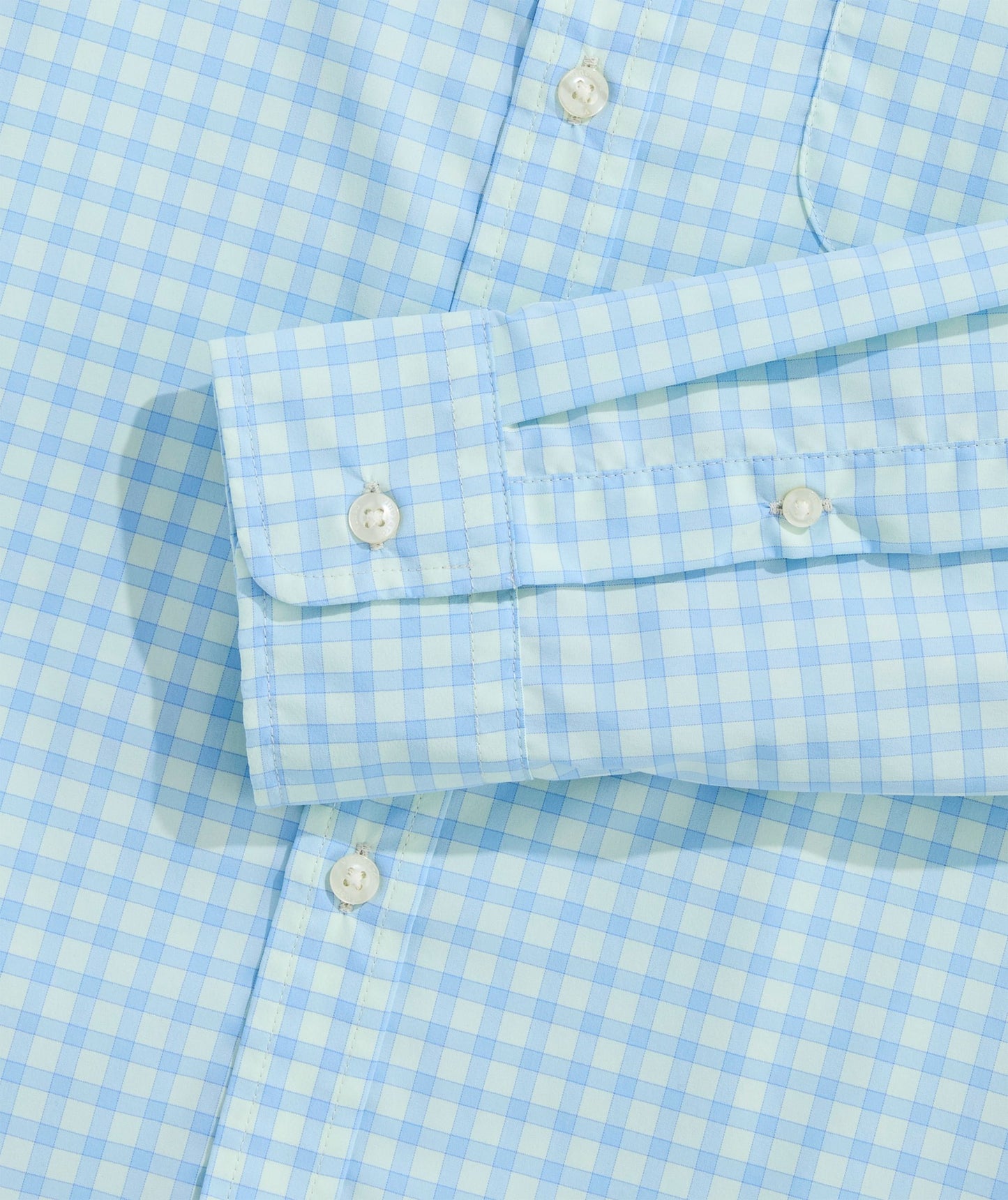Vineyard Vines Performance Lemon Shark Gingham Featherweight Shirt