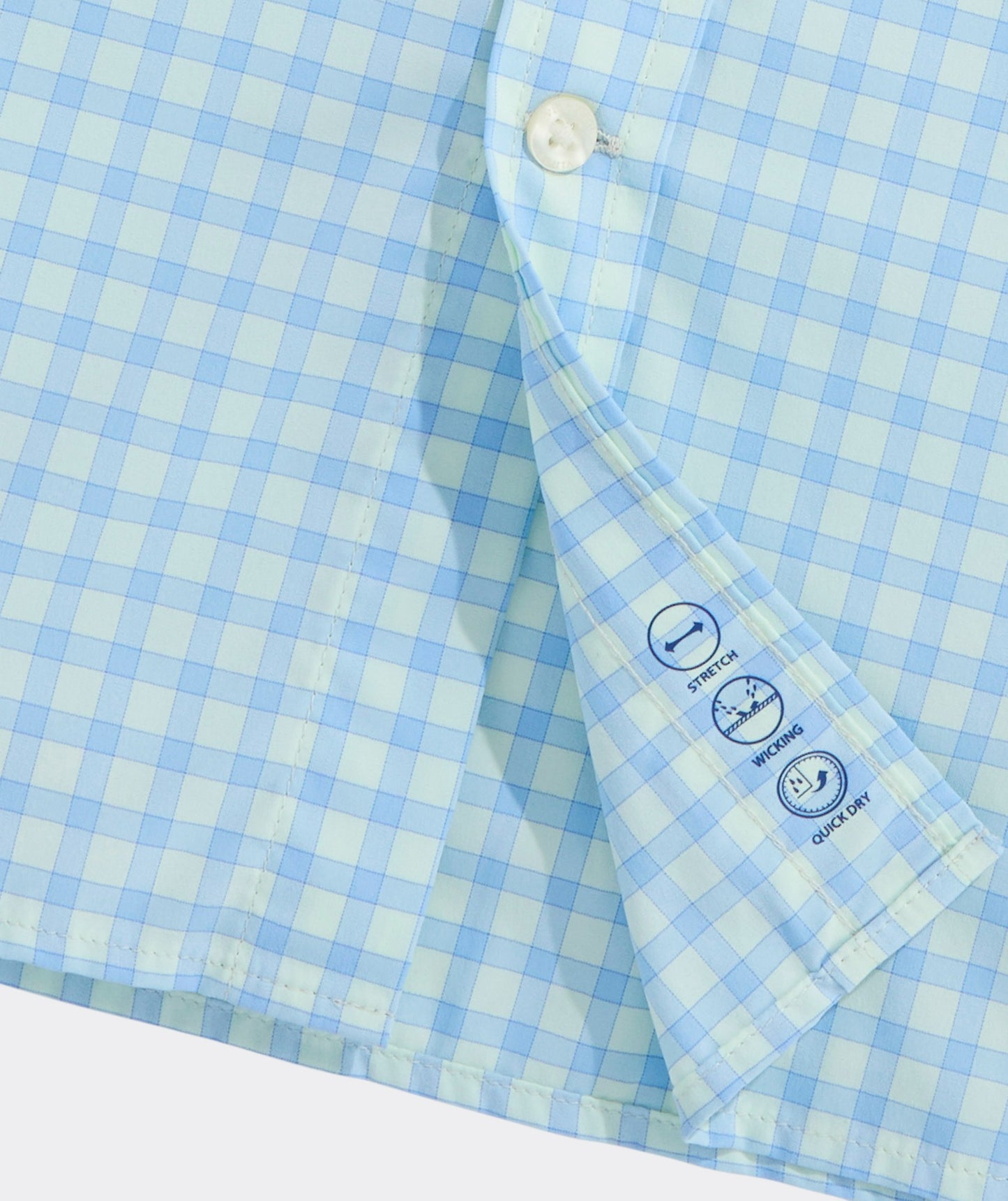 Vineyard Vines Performance Lemon Shark Gingham Featherweight Shirt
