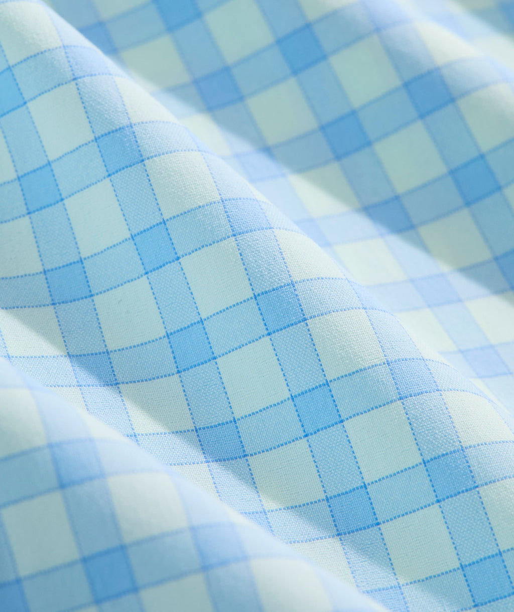 Vineyard Vines Performance Lemon Shark Gingham Featherweight Shirt