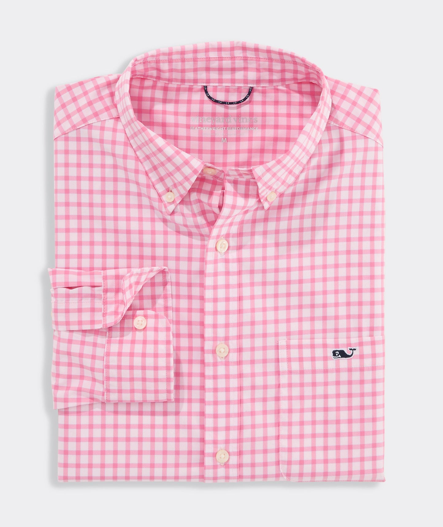 Vineyard Vines Performance Lemon Shark Gingham Featherweight Shirt