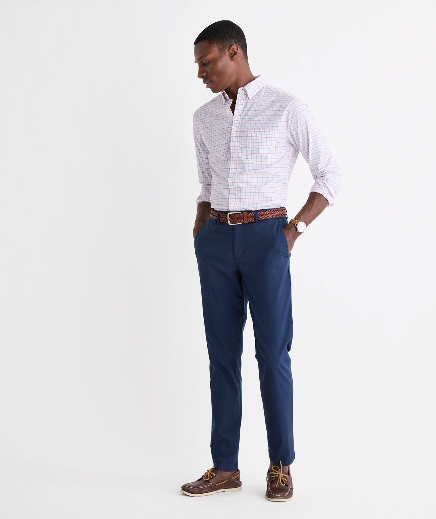 Vineyard Vines Performance Cotton Morada Bay Tattersall Shirt