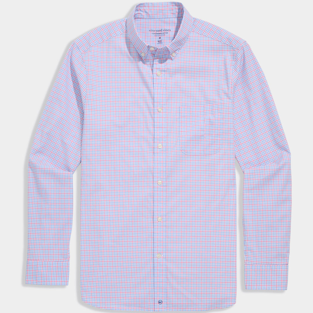 Vineyard Vines Performance Cotton Catamaran Check Shirt